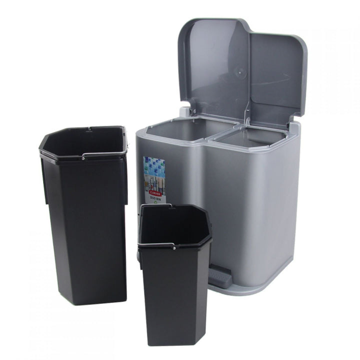 Curver Duo Pedalbin kanta za razdvajanje otpada s čvrstom završnom obradom