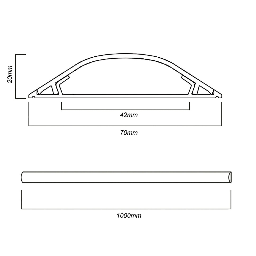 Maclean MCTV-674 lajsna za pod 17 mm x 70 mm x 1 m