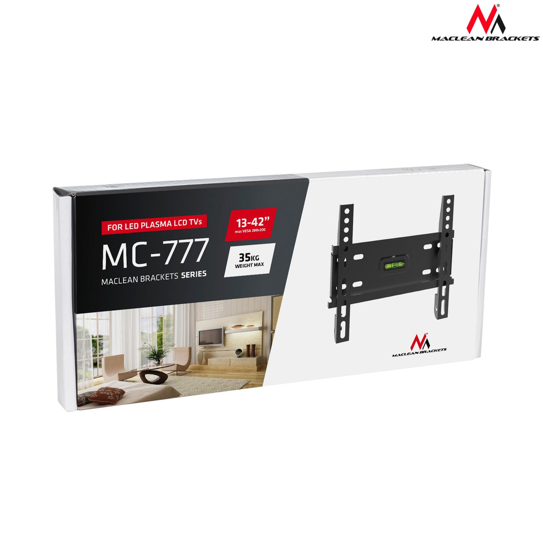 Maclean TV nosač, max. VESA 200x200, 13-50", do 35 kg, crni, MC-777