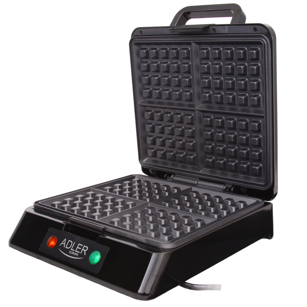 Adler AD 3036 aparat za vafle od 1500 W za 4 četvrtasta vafla