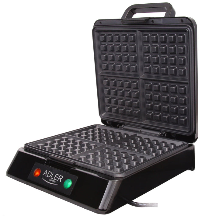 Adler AD 3036 aparat za vafle od 1500 W za 4 četvrtasta vafla