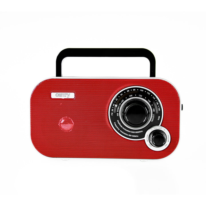 Mali retro prijenosni AM/FM radio CR1140, crvena boja Camry