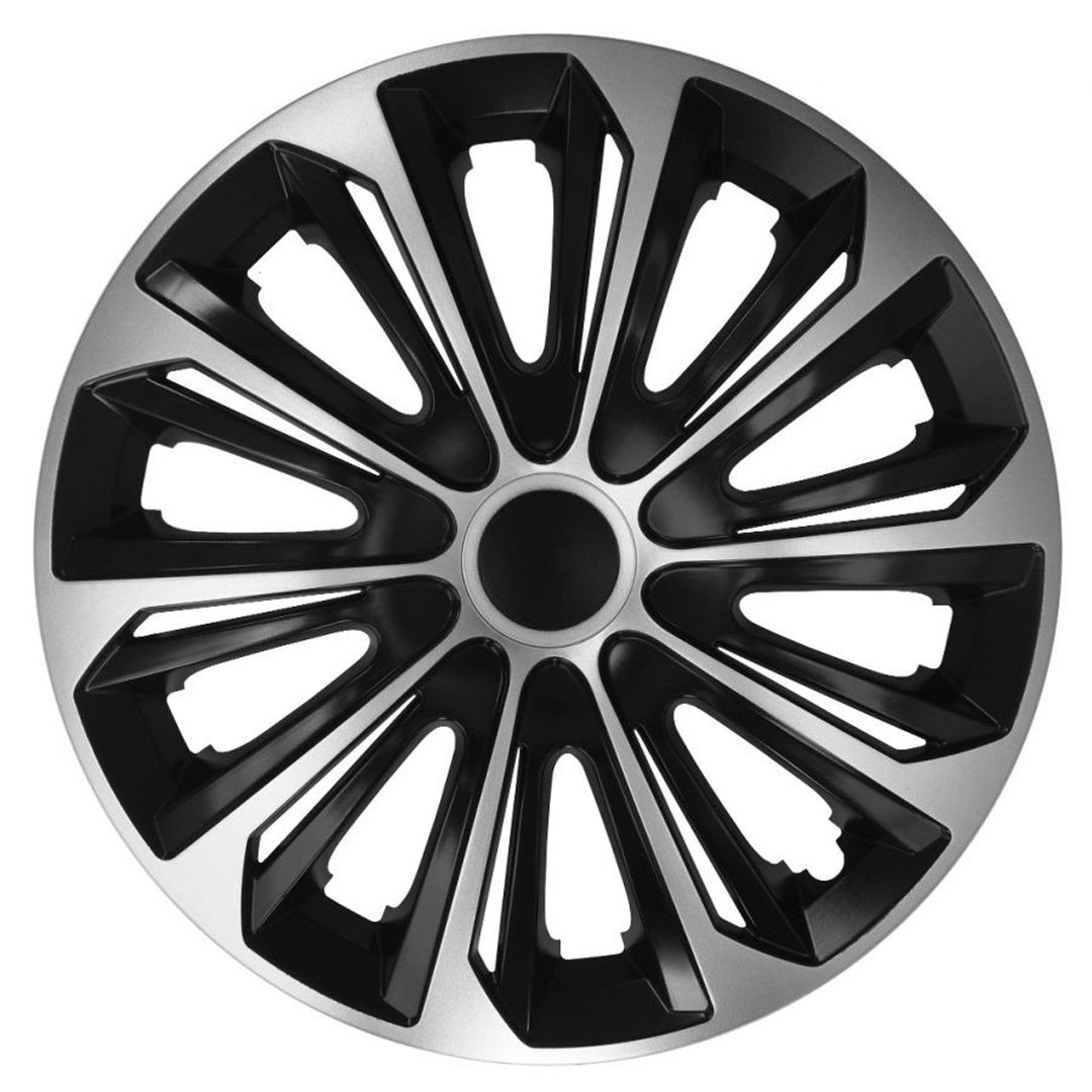 Univerzalne navlake za kotače 15" NRM STRONG Duocolor crna i srebrna, 4 komada
