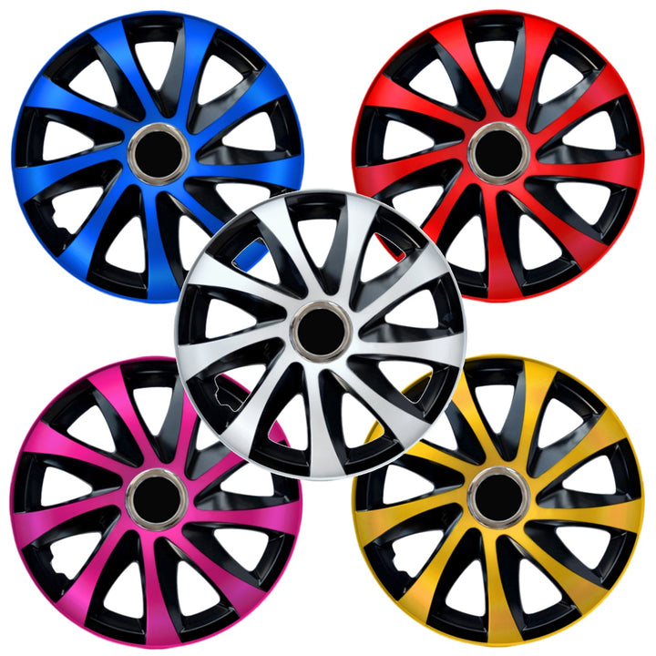 Univerzalne navlake za kotače 14" NRM DRIFT Extra crveno/crne, 4 komada