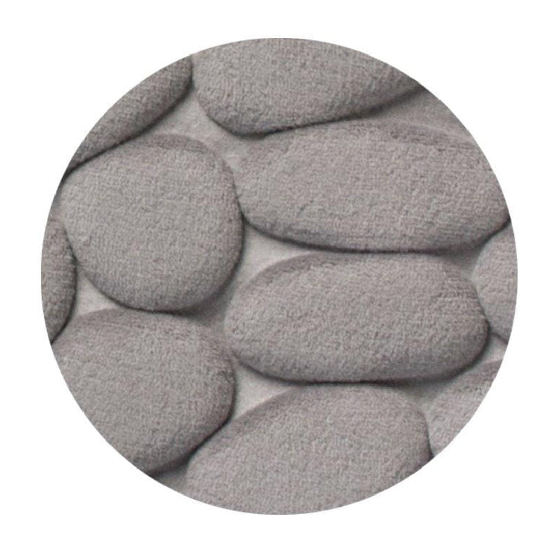 Set 2 covorase de baie Rocky, 80 x 50 cm, 50 x 50 cm, gri
