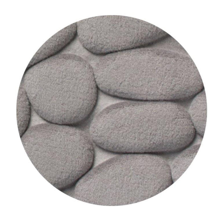 Set 2 covorase de baie Rocky, 80 x 50 cm, 50 x 50 cm, gri