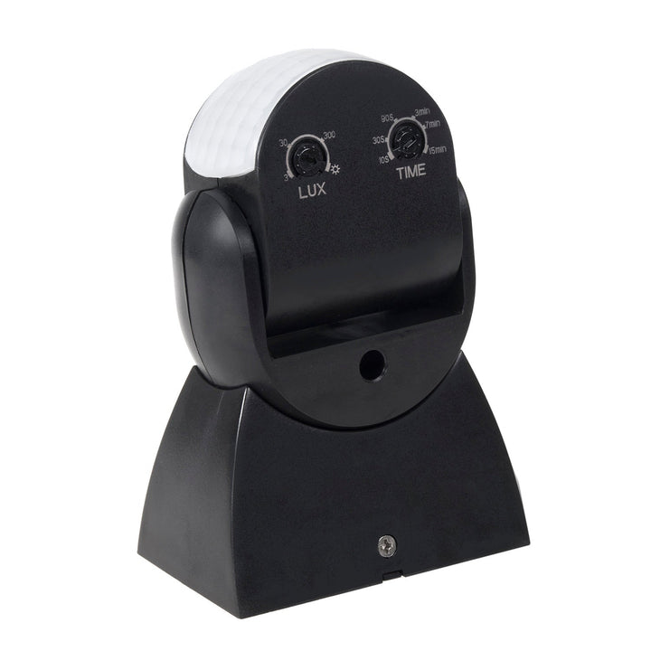 Moderni infracrveni senzor pokreta Maclean Energy MCE201B, domet 12 m, crni, IP65