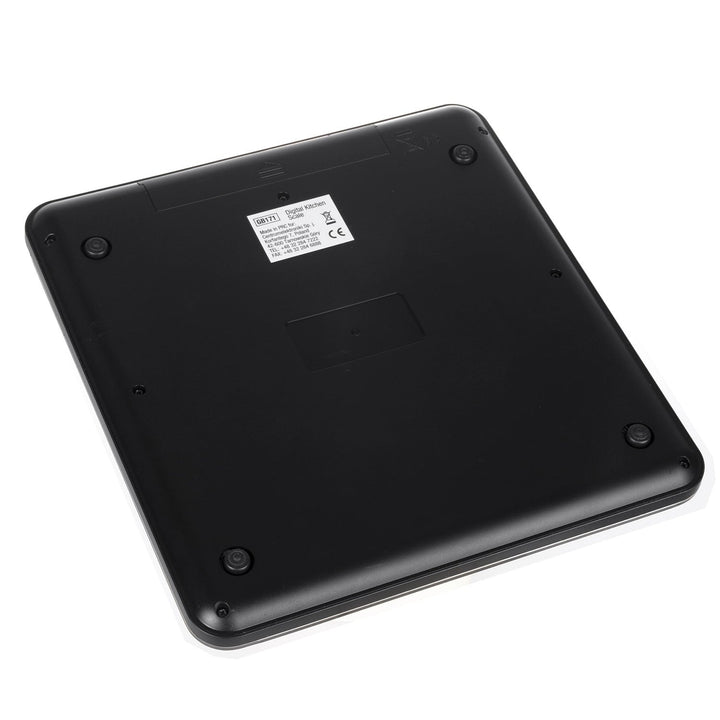 GB171 crne digitalne LED kuhinjske vage s funkcijom tariranja