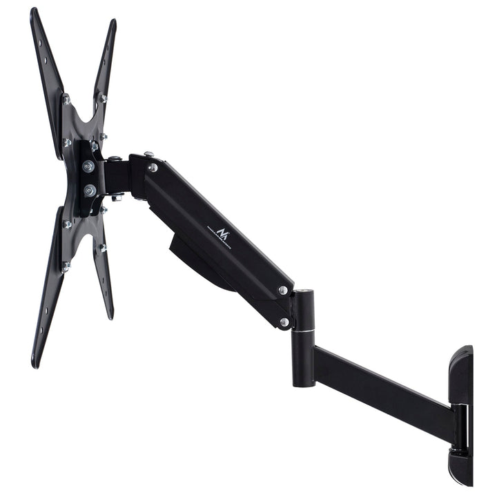Maclean TV nosač za televizor ili monitor, plinski opružni mehanizam, 2 kraka, podešavanje visine 25 cm, 32"-55", 22 kg, crna, MC-784