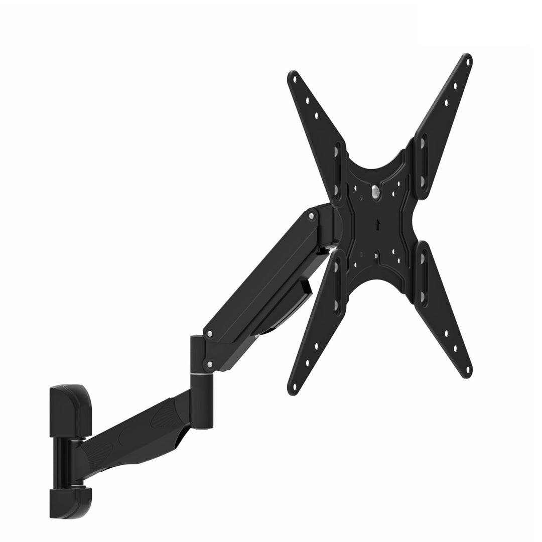 Maclean TV nosač za televizor ili monitor, plinski opružni mehanizam, 2 kraka, podešavanje visine 25 cm, 32"-55", 22 kg, crna, MC-784