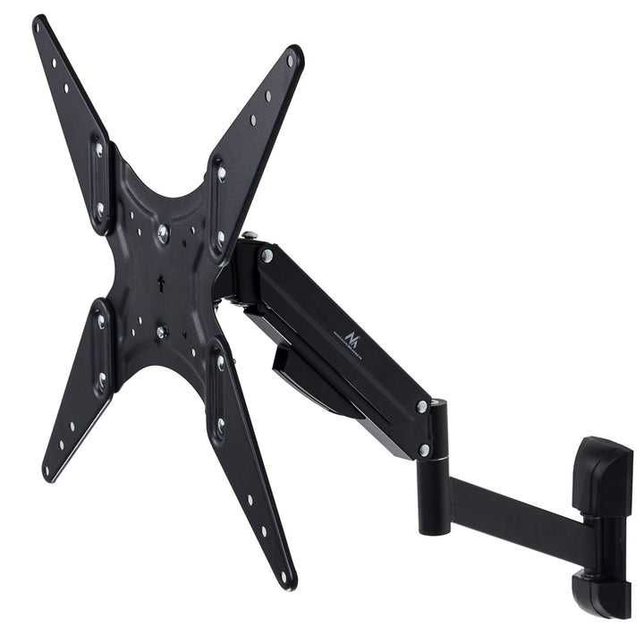 Maclean TV nosač za televizor ili monitor, plinski opružni mehanizam, 2 kraka, podešavanje visine 25 cm, 32"-55", 22 kg, crna, MC-784