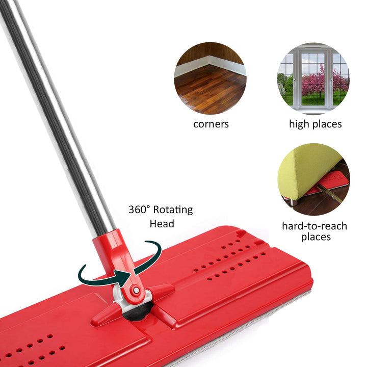 Pljosnati mop s kantom i cjedilicom GreenBlue MaxiClean GB850 + dvije HQ mikrovlaknaste podloge