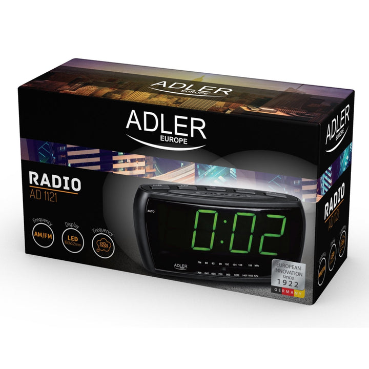 FM/AM radio budilica s LED satom Adler AD1121 kvalitetna