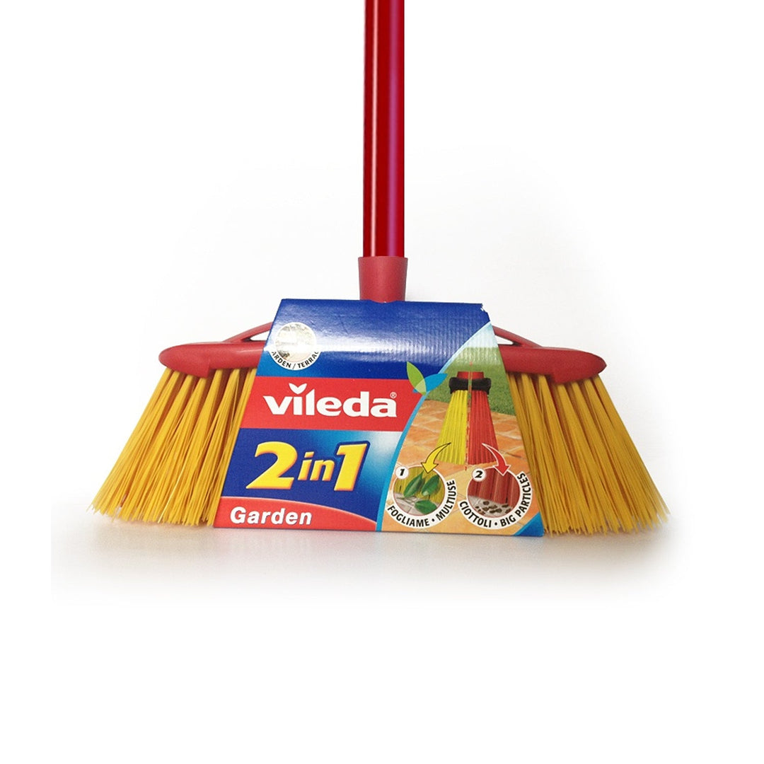 Vileda vanjska metla s drškom Garden 2-u-1