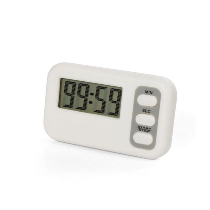 TIMER CU ALARMĂ VELLEMAN TIMER10N ECRAN LCD CULOR ALB