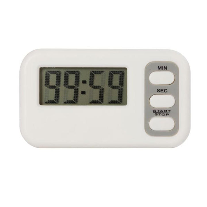 TIMER CU ALARMĂ VELLEMAN TIMER10N ECRAN LCD CULOR ALB