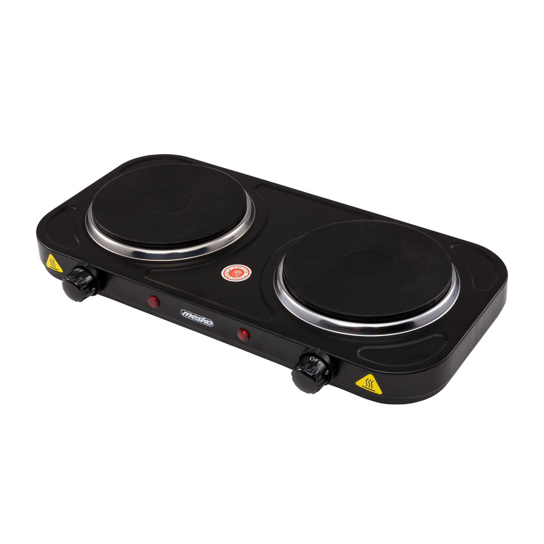 Mesko MS 6509 2000W električni štednjak s dva plamenika