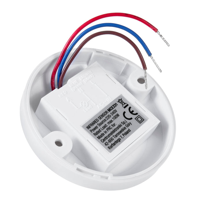 Maclean Energy MCE231 stropni PIR senzor pokreta, max. 100 W (LED), domet 6 m