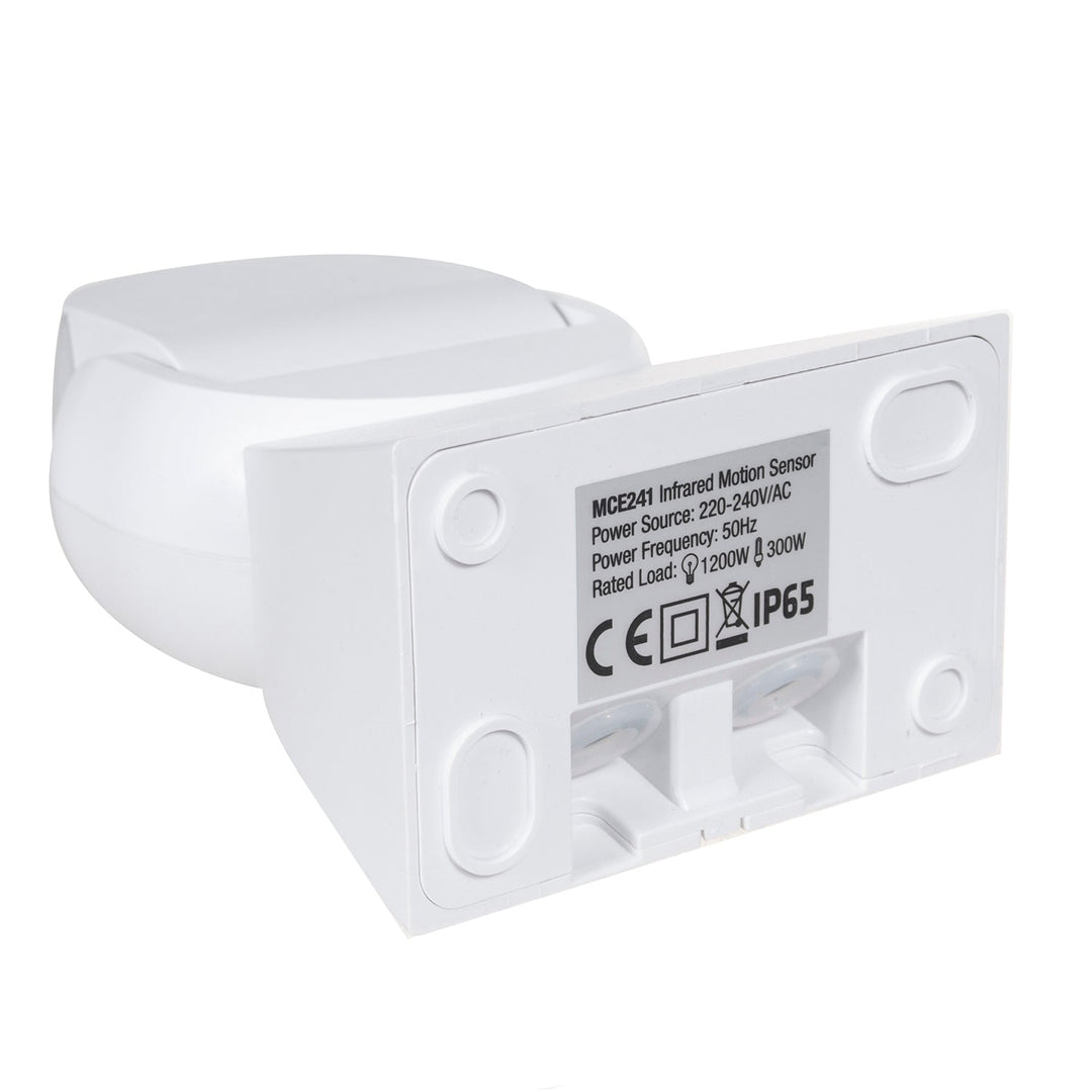 Infracrveni senzor pokreta s daljinskim upravljačem IP65, max 800 W (žarulja sa žarnom niti), max 1200 W (LED) MCE241 Maclean Energy