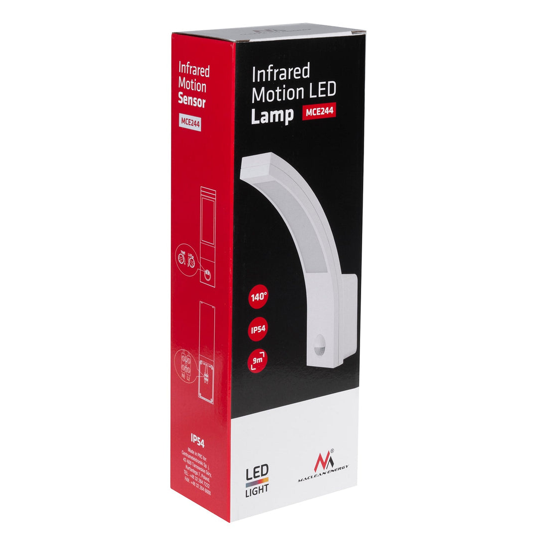 LED lampa s infracrvenim senzorom pokreta MCE244 850 lm 10 W IP54 Maclean Energy