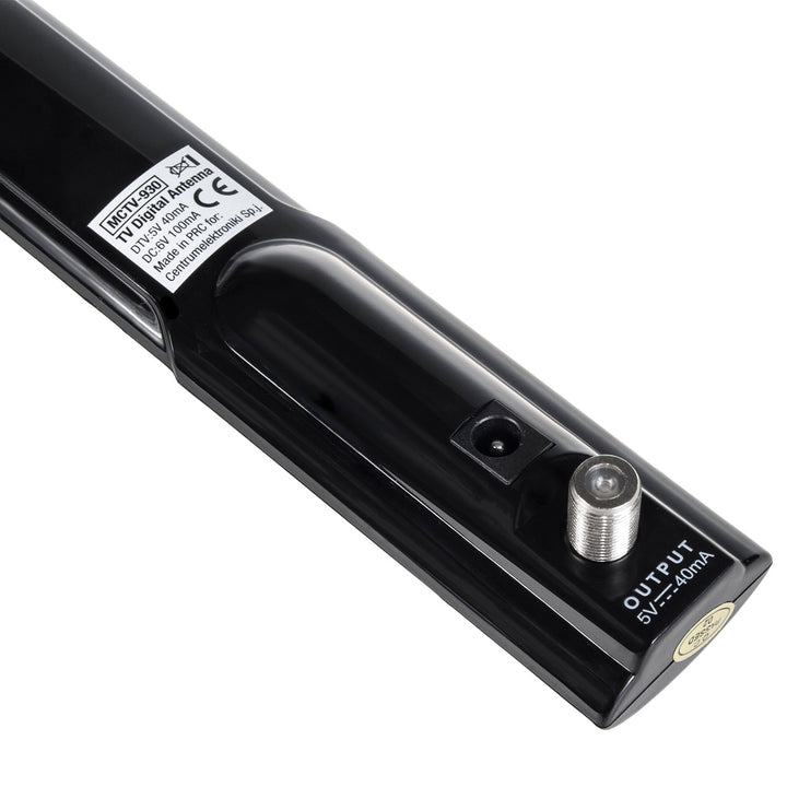 Unutrašnja antena HDTV DVB-T2 HEVC LTE DAB FM pojačalo 100 dBμV digitalna televizija