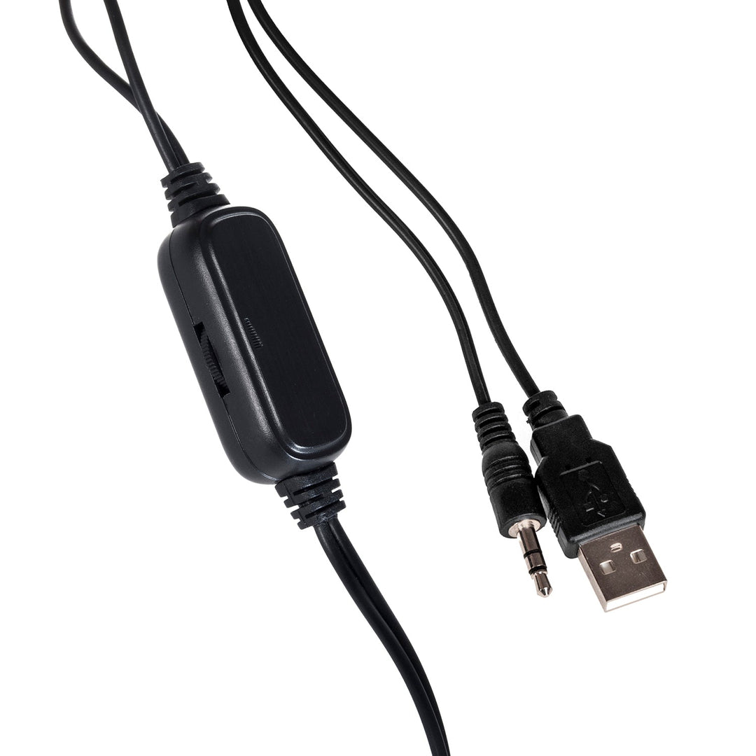 6W USB računalni zvučnici crno/crveni Audiocore AC855 R