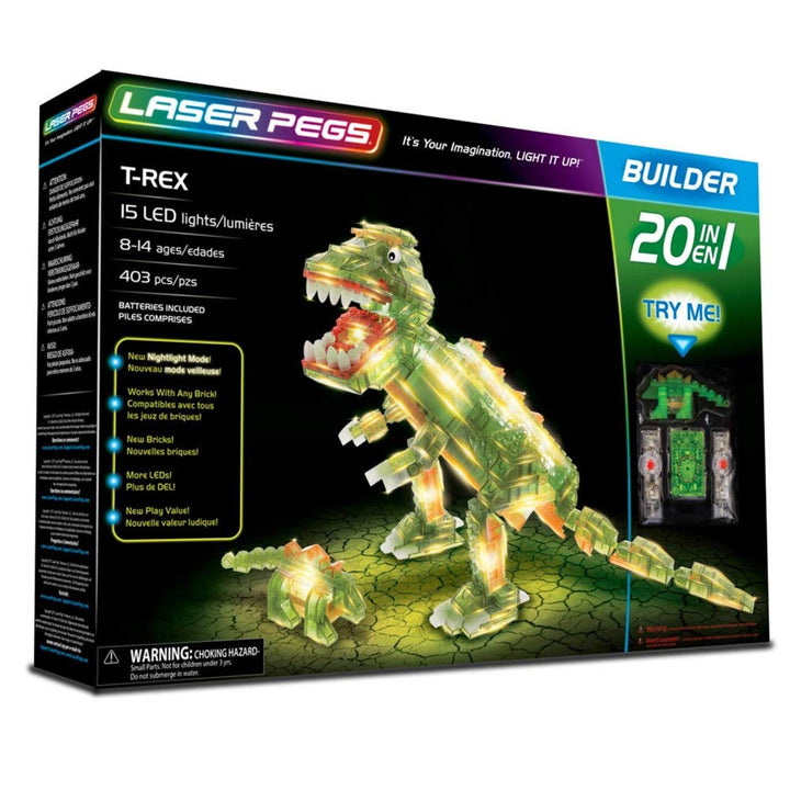 Blocuri luminoase LED cu LED-uri cu laser T-Rex 20w1 Surse de lumină fixe