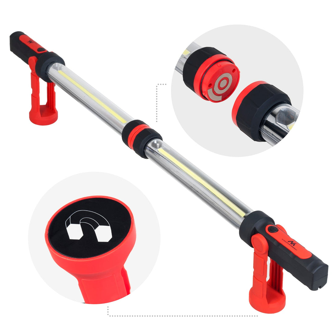Radionica ili svjetlo ispod haube LED XXL COB MCE230 Maclean Energy, 2 svjetla s opcijom priključka, dva načina osvjetljenja, vješalica, magnet