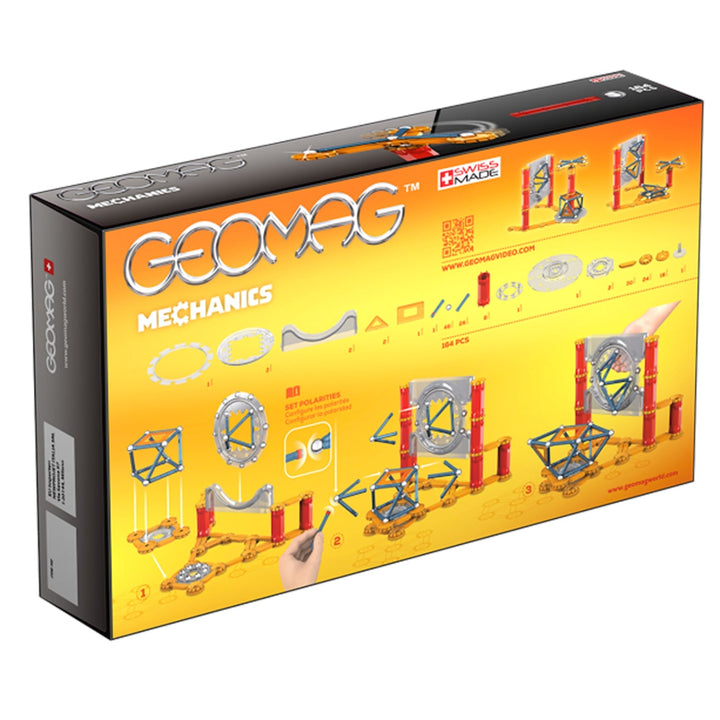 Plăcuțe magnetice Geomag Mecanică Mecanic 164 el. 5 ani +