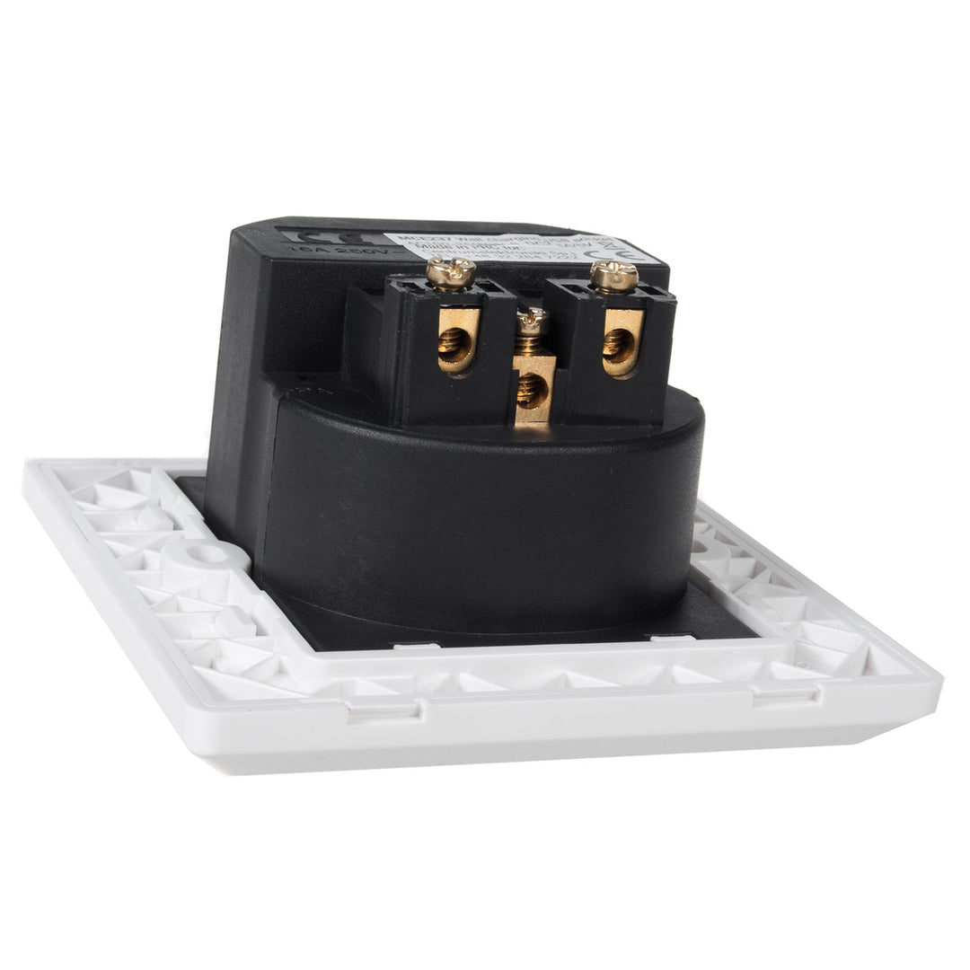 Schuko utičnica Zidna utičnica s 2x USB 2.4A priključka za punjenje 2x USB utičnice USB Schuko sigurnosni priključak ...