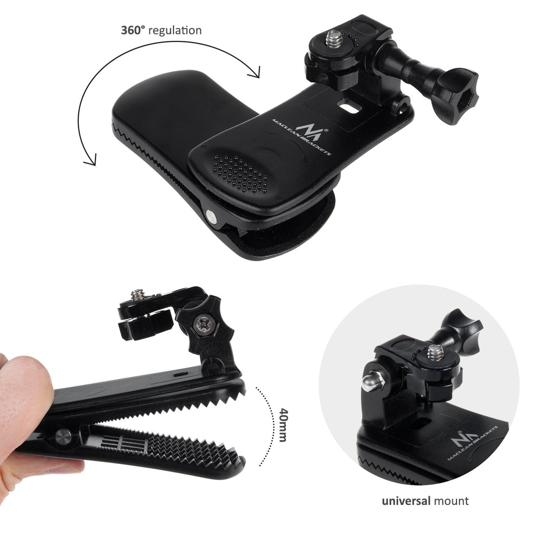 Univerzalni držač, nosač za GoPro, Xiaomi, Ekken, SJCam i druge kamere Maclean MC-820