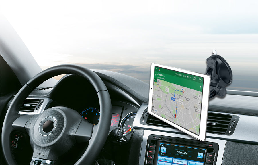 Univerzalni magnetski držač za automobil za tablet i pametni telefon do 10 inča, rotirajući 360° (s vakuumskom usisnom čašom)