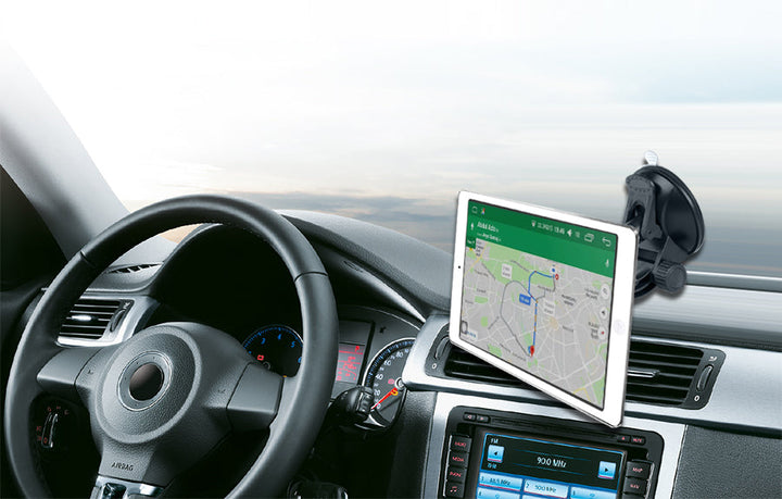 Univerzalni magnetski držač za automobil za tablet i pametni telefon do 10 inča, rotirajući 360° (s vakuumskom usisnom čašom)