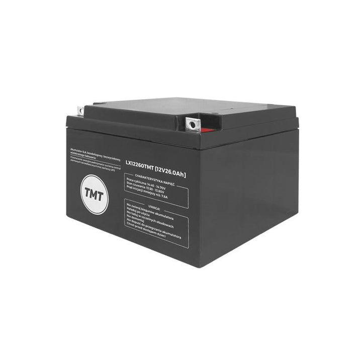 AGM gel baterija 12V 26Ah za UPS, bez održavanja, LX12260