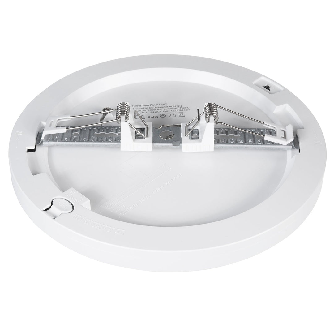 6-u-1 LED stropna ploča, ugradbena, ultra-tanka, 18 W, 3 boje (topla bijela, neutralna bijela, hladna bijela), Led4U LD130 s ugrađenim napajanjem