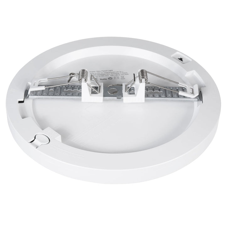 6-u-1 LED stropna ploča, ugradbena, ultra-tanka, 18 W, 3 boje (topla bijela, neutralna bijela, hladna bijela), Led4U LD130 s ugrađenim napajanjem