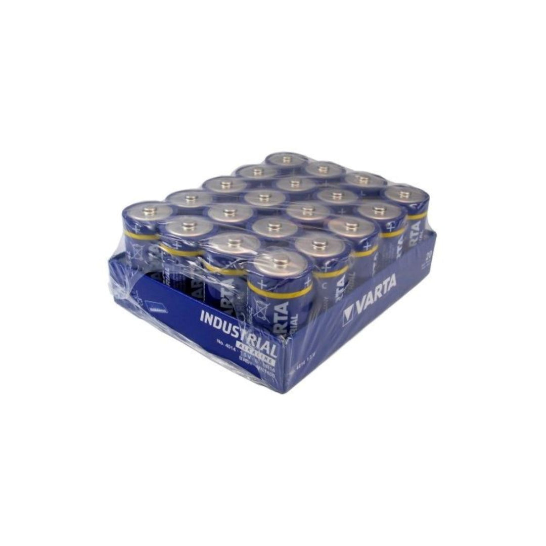 20x Varta Industrial R14/C alkalne baterije Folija