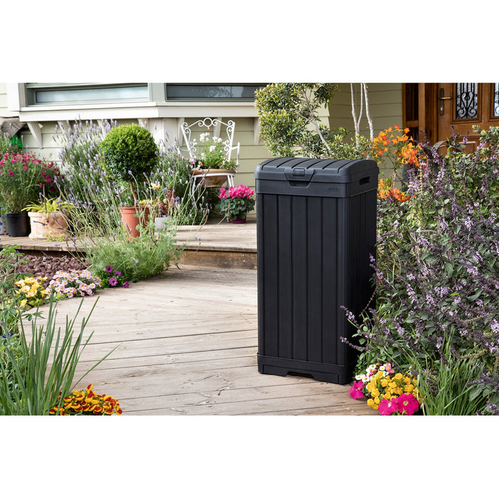 Keter Baltimore 125L crna kanta za smeće Visina: 87,4 cm