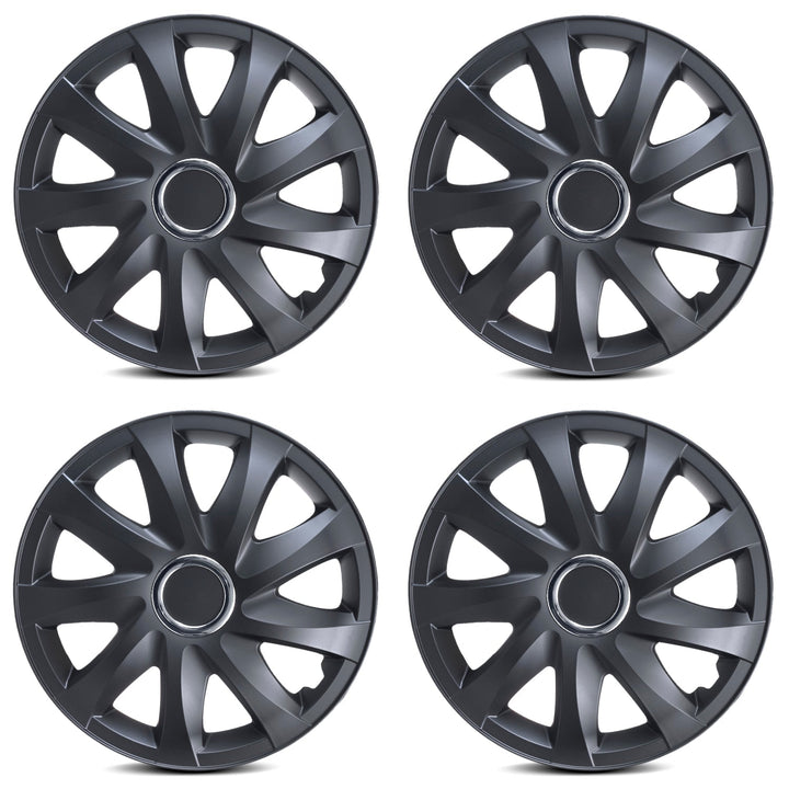 Univerzalne navlake za kotače 16" NRM DRIFT crne mat, 4 komada