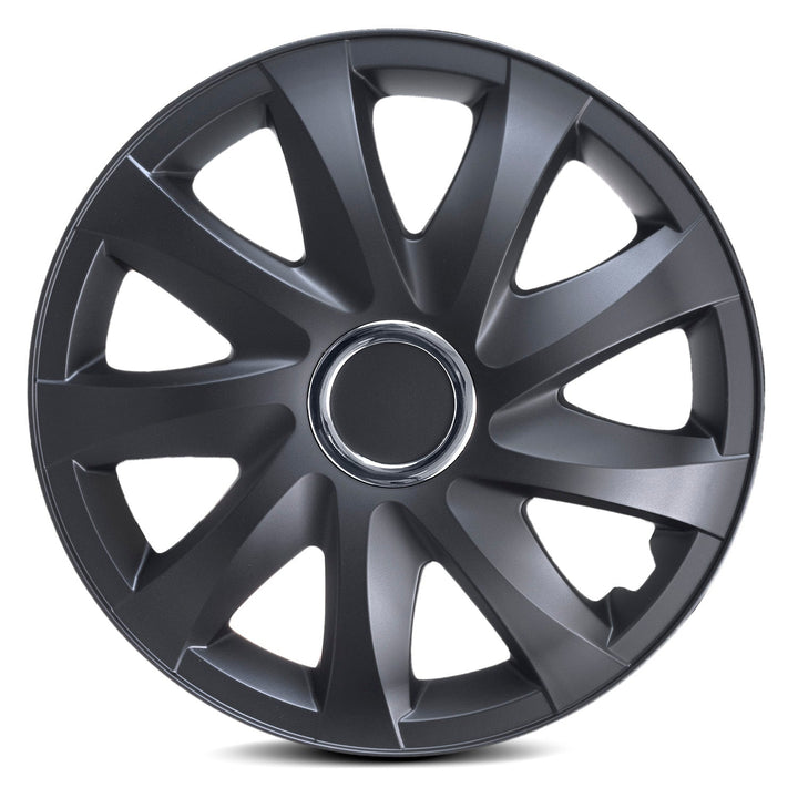 Univerzalne navlake za kotače 16" NRM DRIFT crne mat, 4 komada