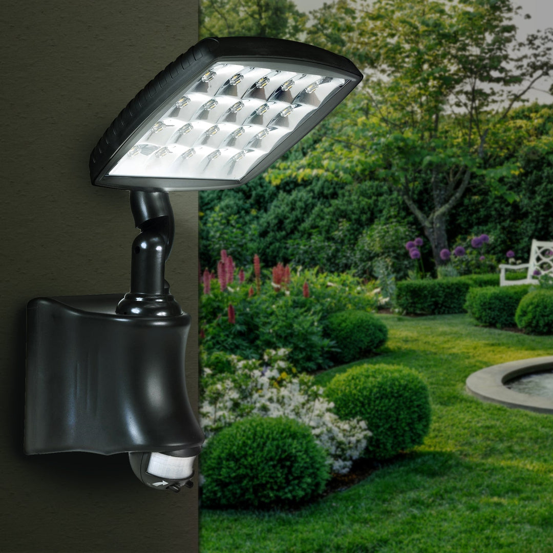 GreenBlue GB163 Lampă de perete solară cu senzor de mișcare PIR IP44 2800mAh 280lm