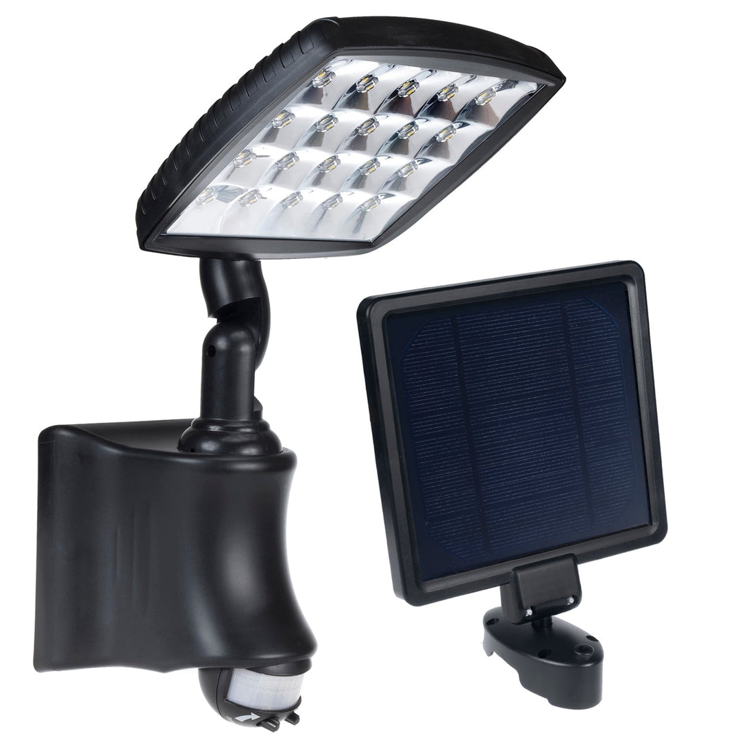 GreenBlue GB163 Lampă de perete solară cu senzor de mișcare PIR IP44 2800mAh 280lm