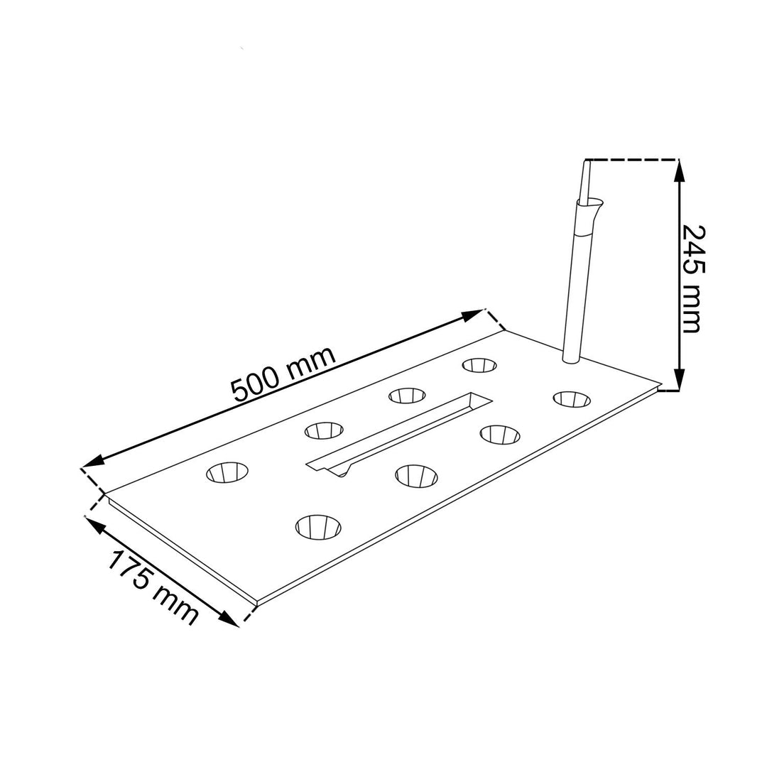 Prosperplast Rato Case DRTC500 S433 antacitni vrtni posud za biljke od ratana