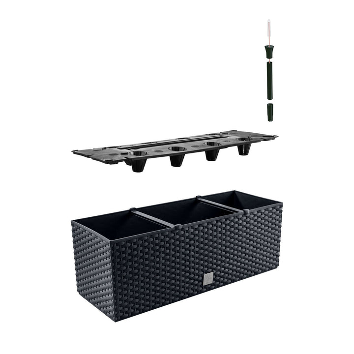 Prosperplast Rato Case DRTC500 S433 antacitni vrtni posud za biljke od ratana