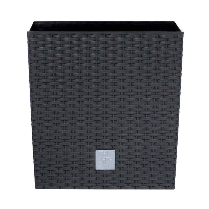 Prosperplast Rato Low DRTS325L S433 antracitna posuda za sadnju s umetkom