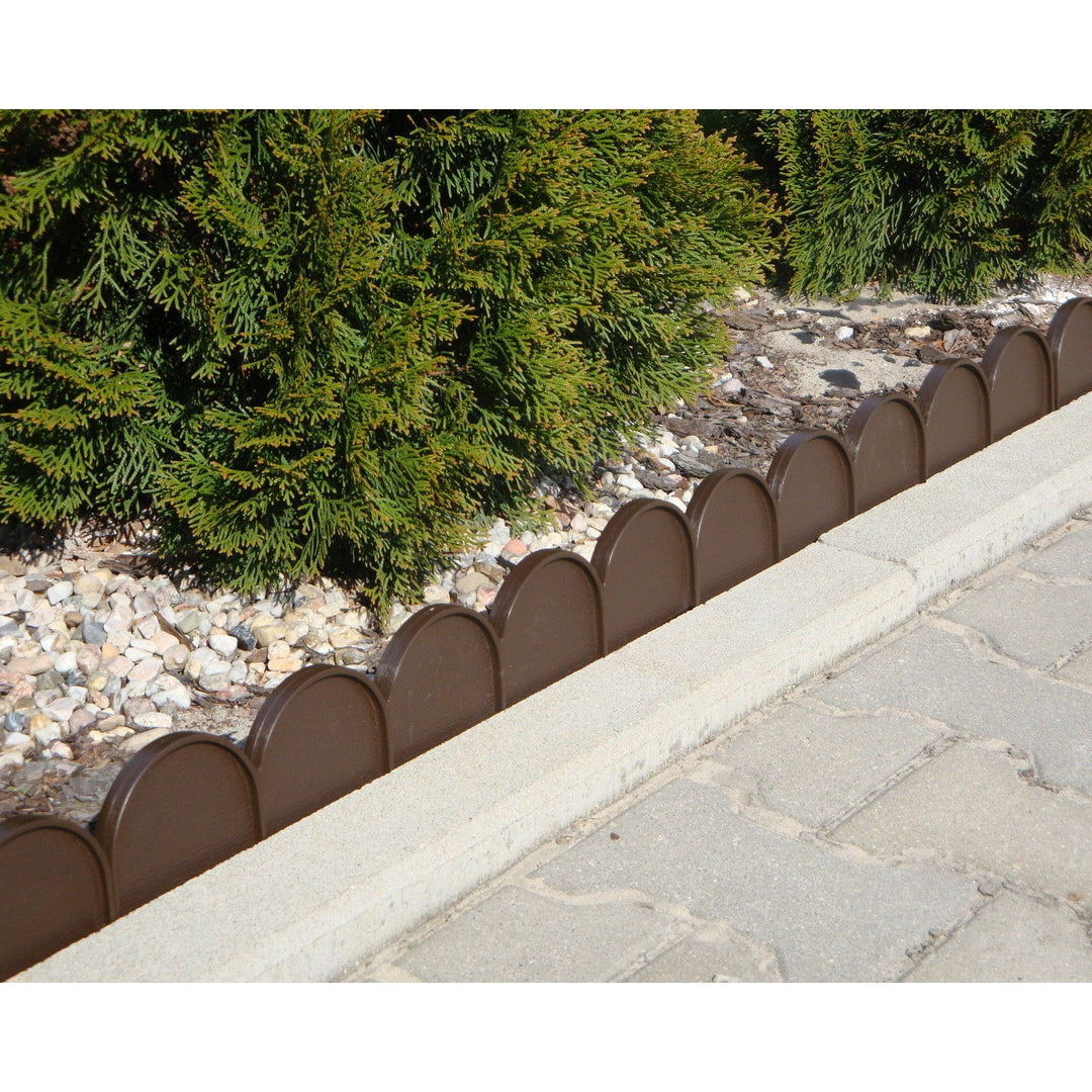 Garden Line IKRA obruba za vrt, 10 m, tamno smeđa