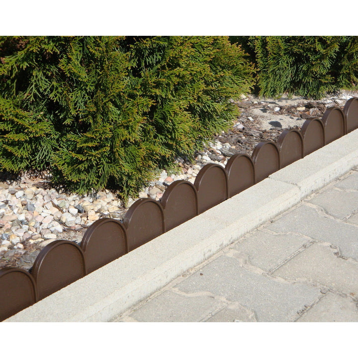 Garden Line IKRA obruba za vrt, 10 m, tamno smeđa