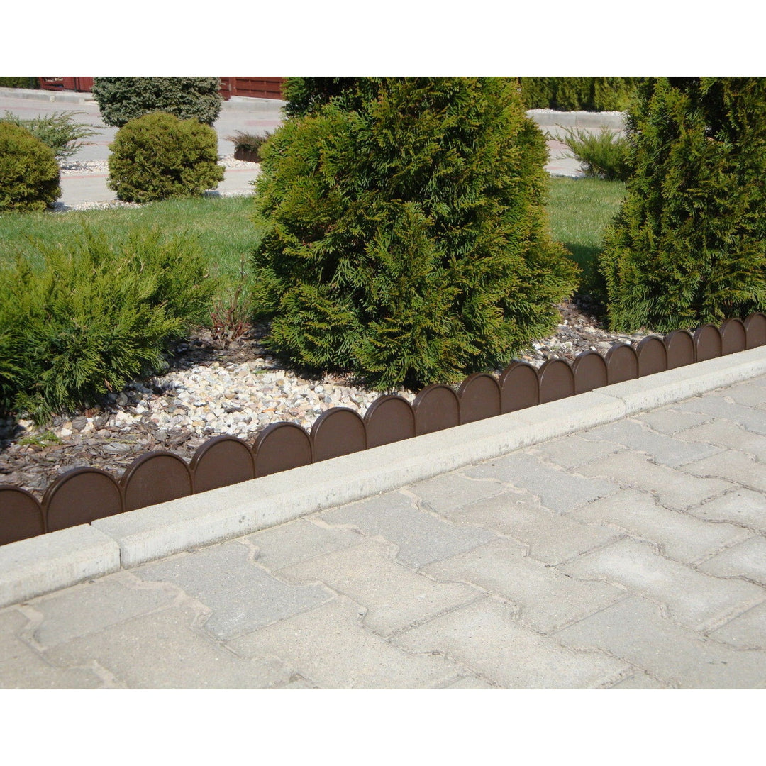 Garden Line IKRA obruba za vrt, 10 m, tamno smeđa