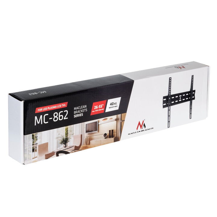 Maclean MC-862 univerzalni držač za TV za televizore od 26 do 55", 40 kg, crna, max. VESA 400x400