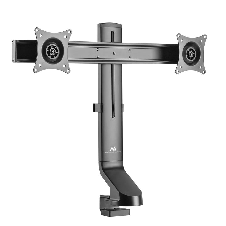 Držač za dva monitora / za dva monitora 17"–27" do 14 kg, Maclean MC-854, VESA 75×75 i 100×100, kompatibilan s MC-848 i MC-849